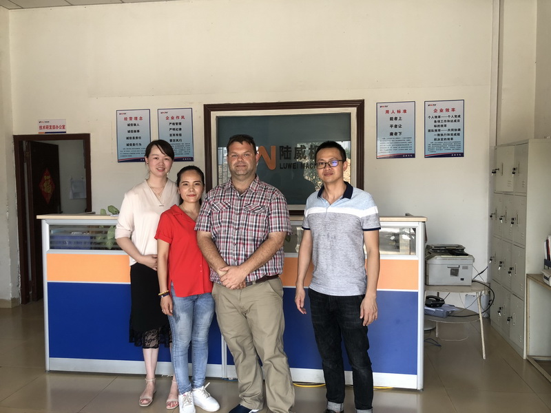 In 2019, American customers visited our company for inspection and negotiation